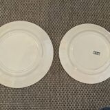 2 round dishes iron earth .salins