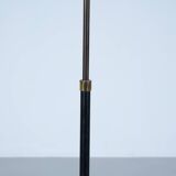 Lampadaire téléscopioque marbre et laiton circa 1980