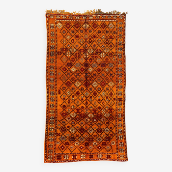 Tapis Marocain  Zayan orange  - 288 x 153 cm