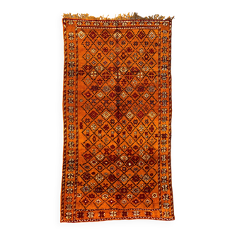 Moroccan rug Zayan orange - 288 x 153 cm