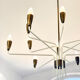 Chandelier 12 arms attributed to Stilnovo,1950