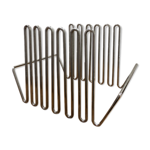 Porte-revues en chrome brutaliste