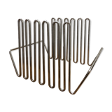 Chrome metal magazine rack 70