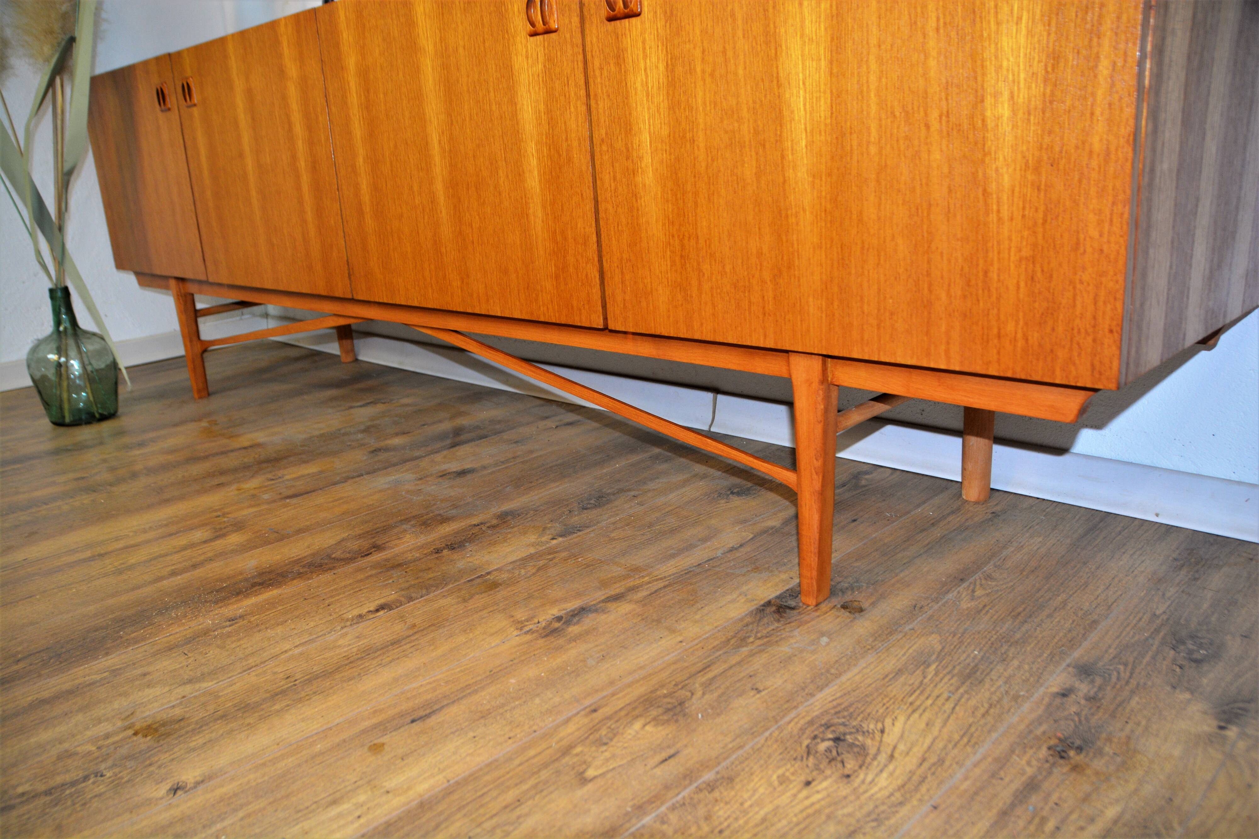 Scandinavian vintage teak row