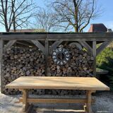 Monastery table made of solid oak.