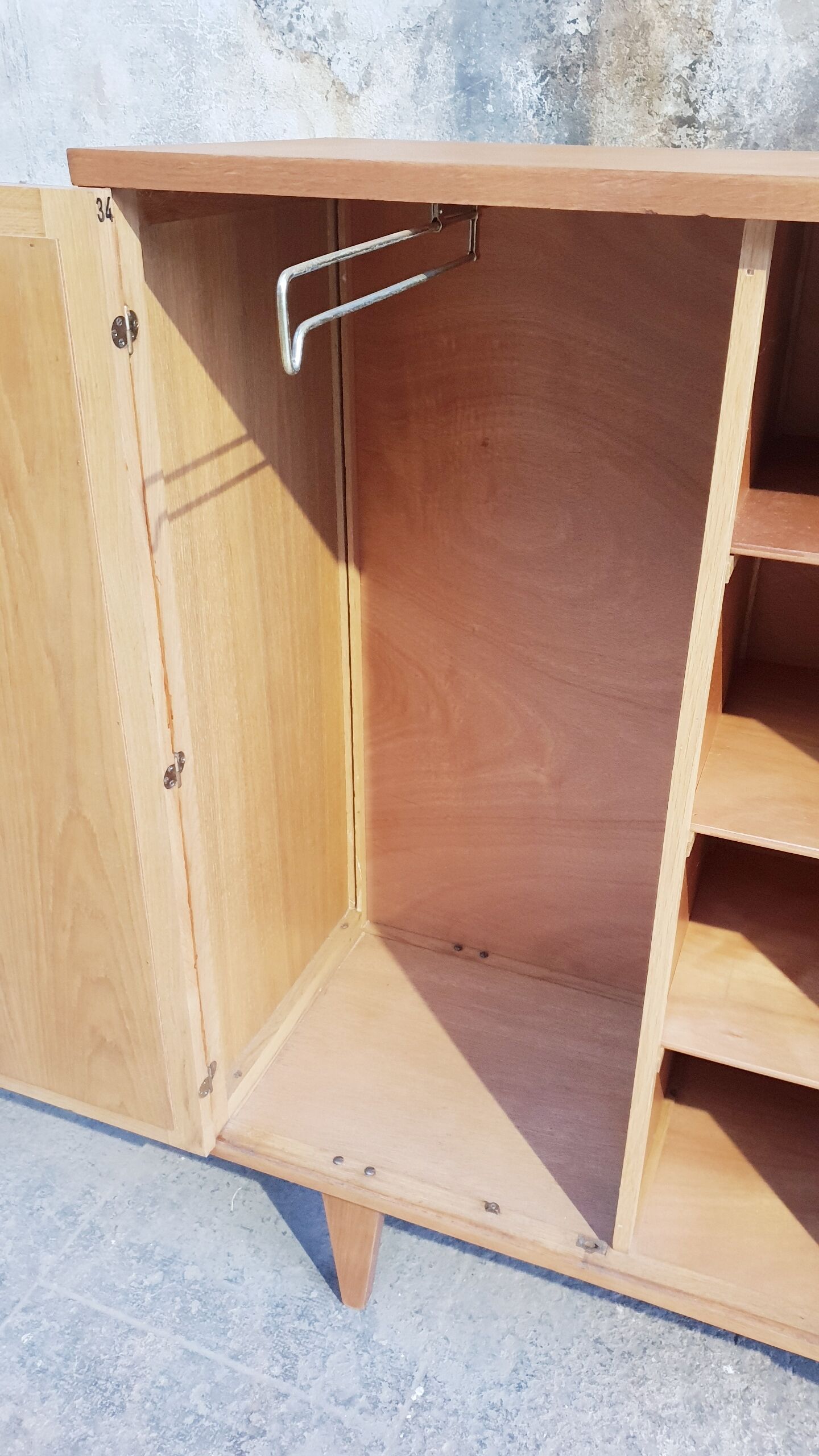 Rattan cabinet cabinet