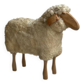 Vintage design sheep stool 1970