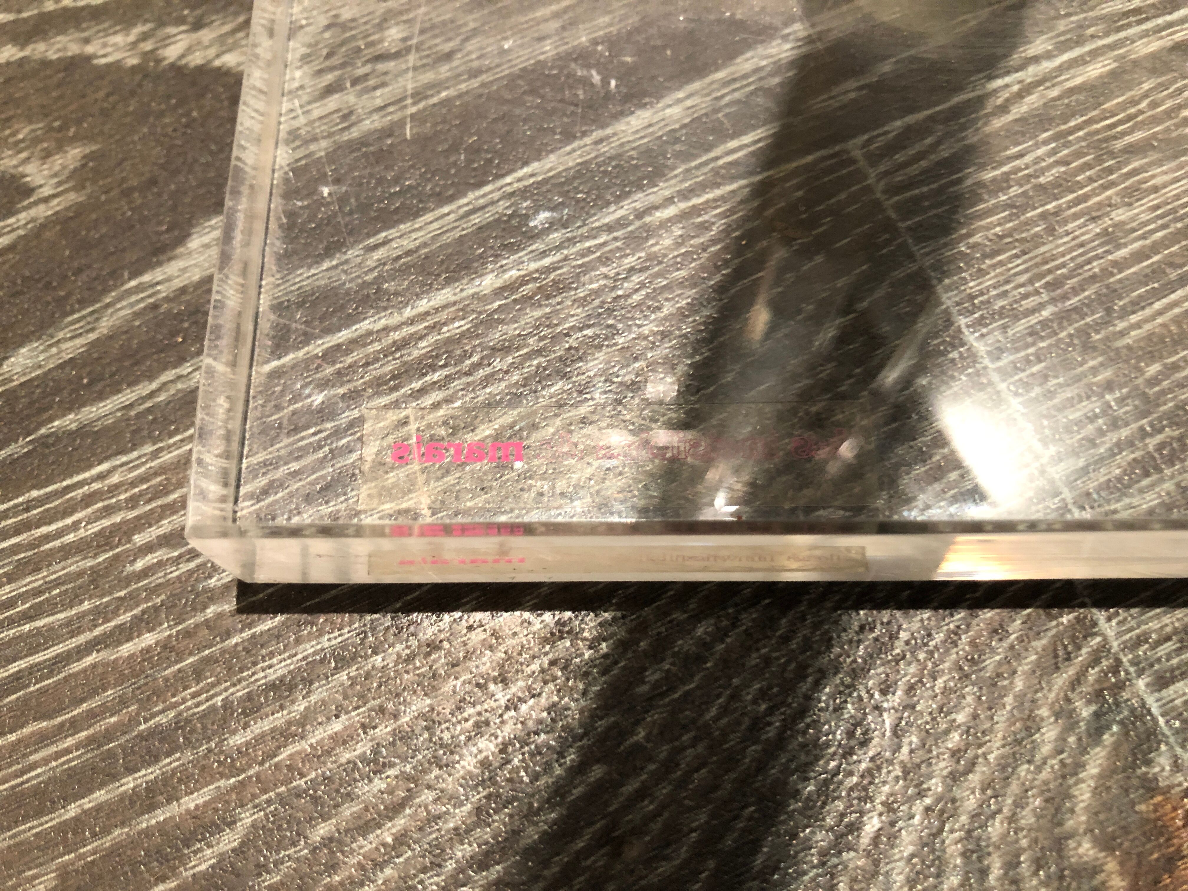 Selette plexiglass marsh international altuglas vintage design
