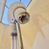 Vintage Postmodern Table Lamp, 4 Light Metal Lamp with Chrome Details, ´80