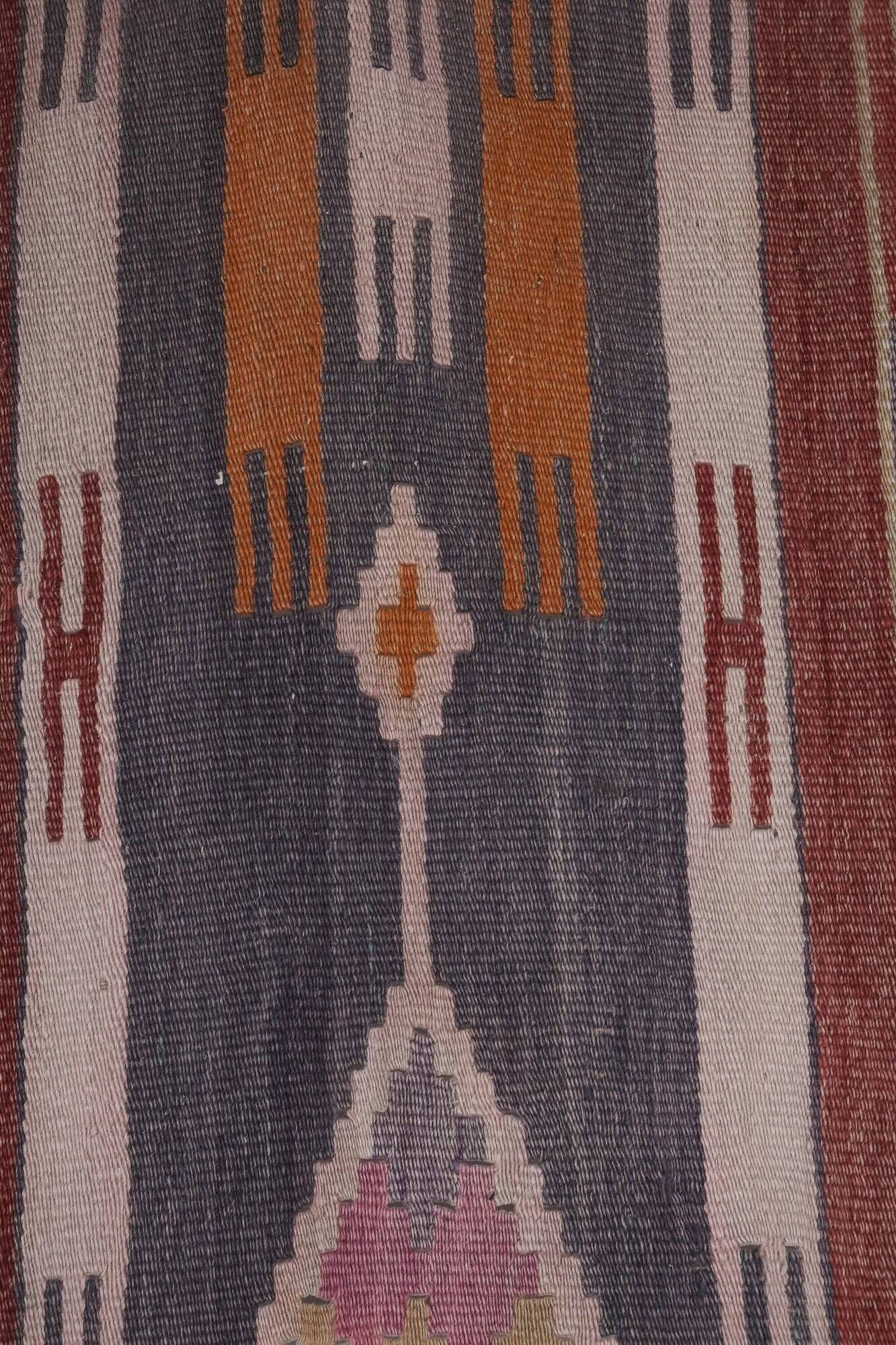 Vintage Turkish hallway rug 80x330 cm
