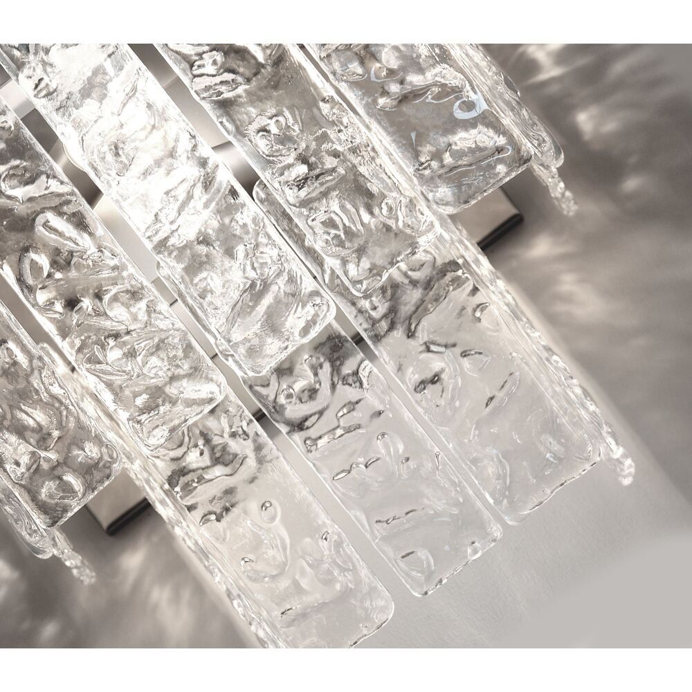 Murano glass flush mount