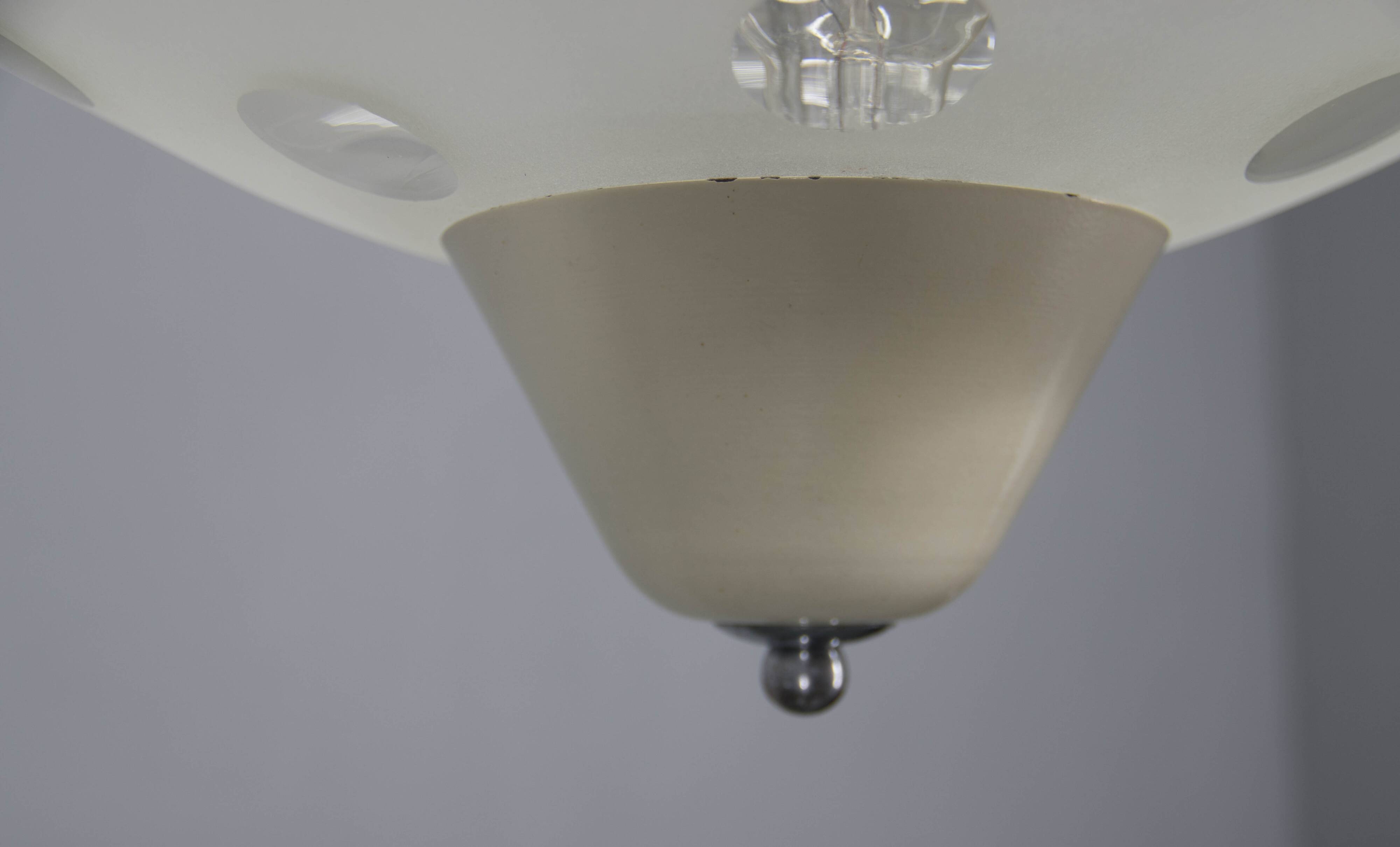Bauhaus Chandelier by Napako, 1940s