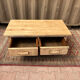 Coffee table with two drawers