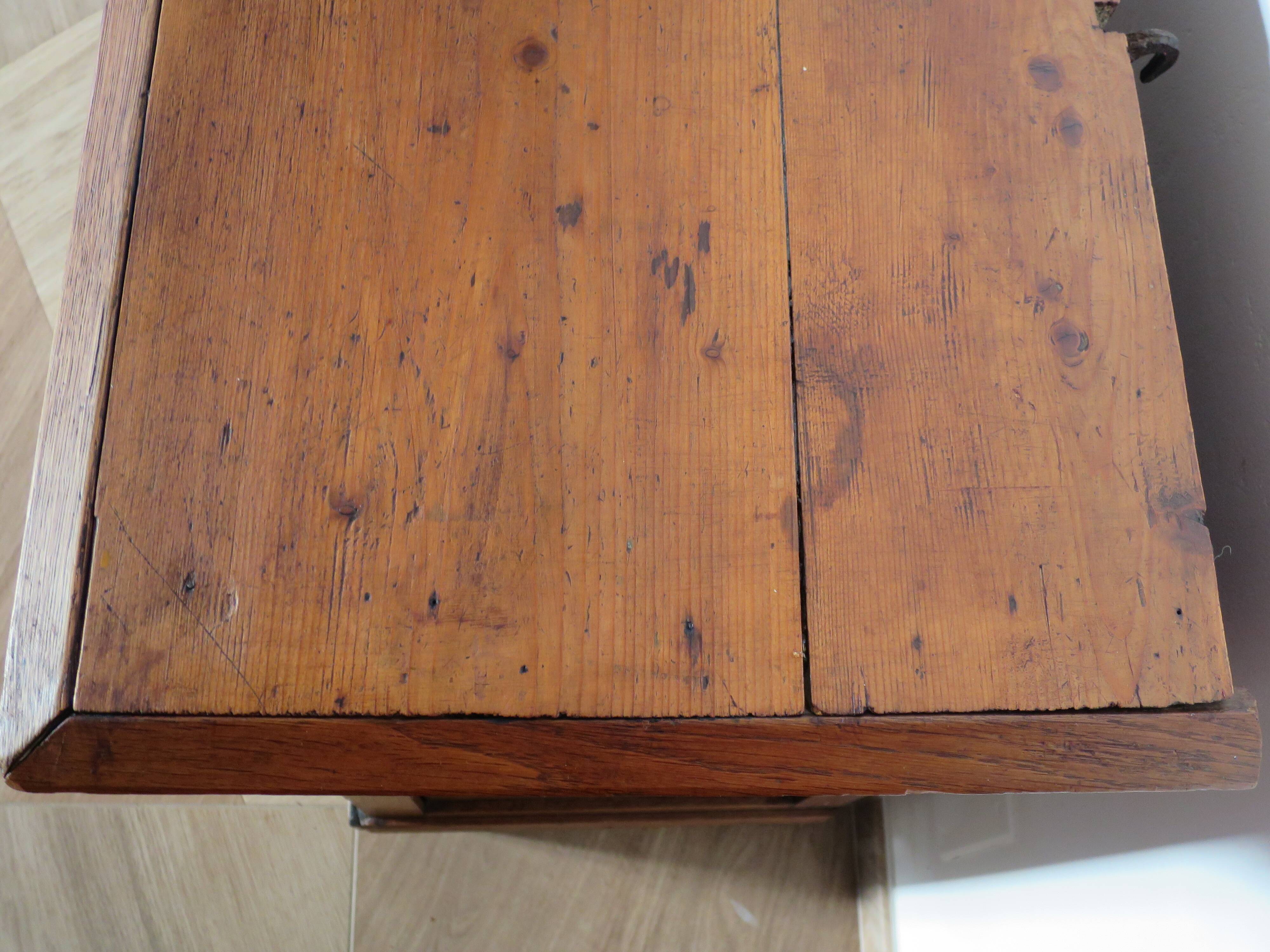 Jam cupboard - small sideboard - light oak stain - Directoire style