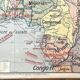 Old school map Vidal-Lablache 37, T10, 1914 - West Africa