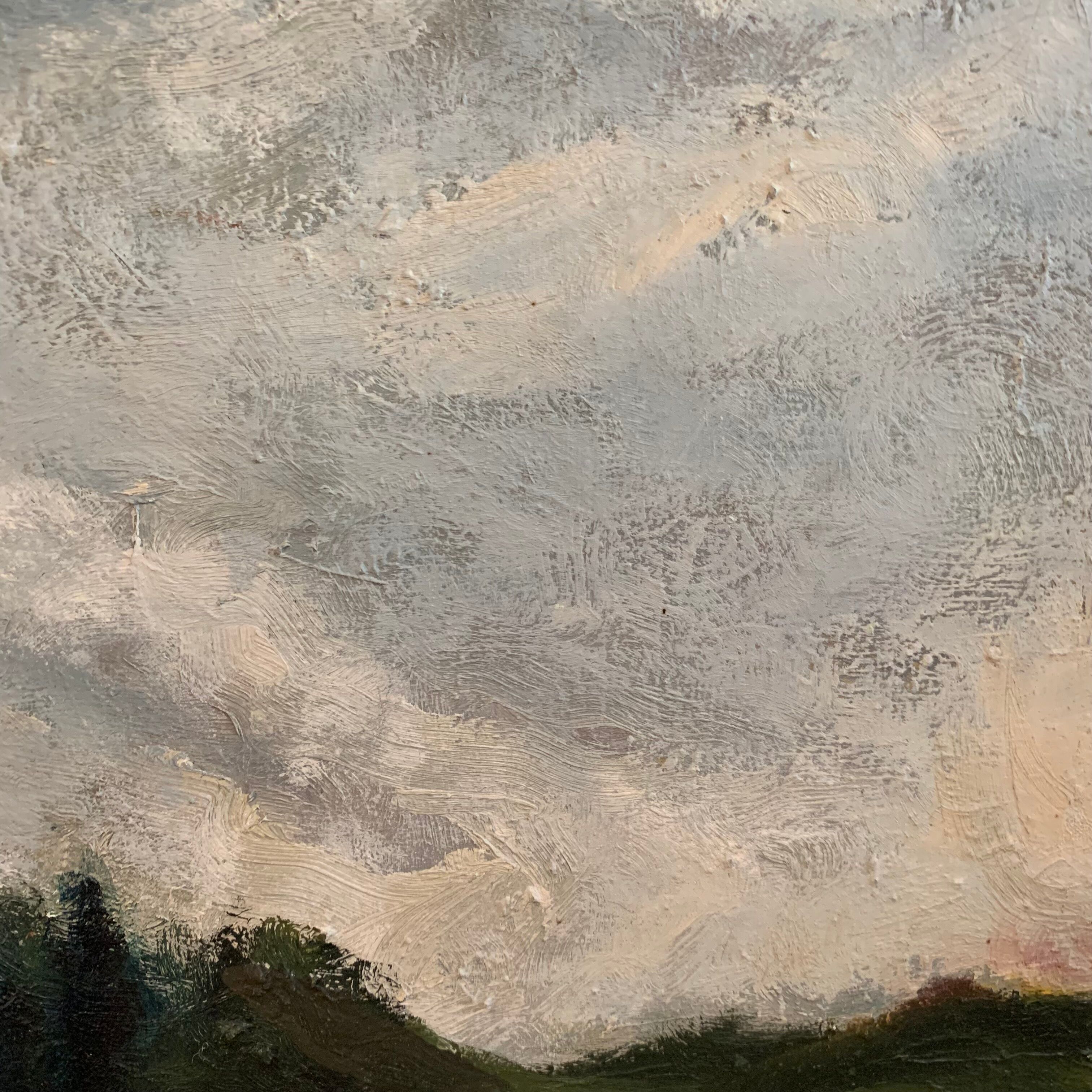 Rural landscape painting by Yetty Leytens