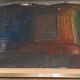 Original mid-century Swedish oil on panel – “City” by Tore Hultcrantz – vintage & framed – 74 × 62 cm (29.1" × 24.4")