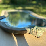 Mermaid wooden mirror