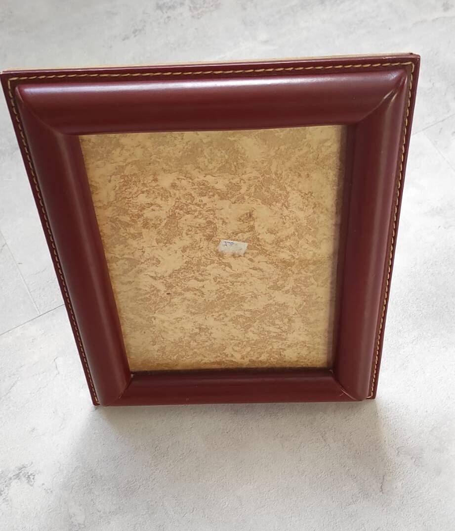 Vintage leather desk set
