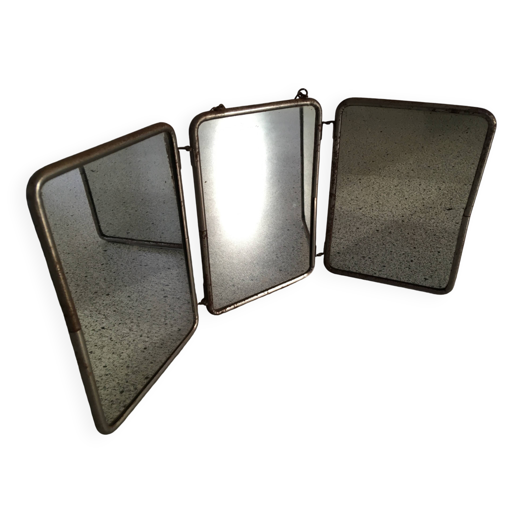 1930s Barber's Triptych Mirror