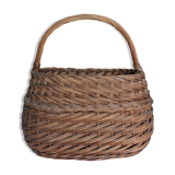 Racing vintage 1960s wicker basket
