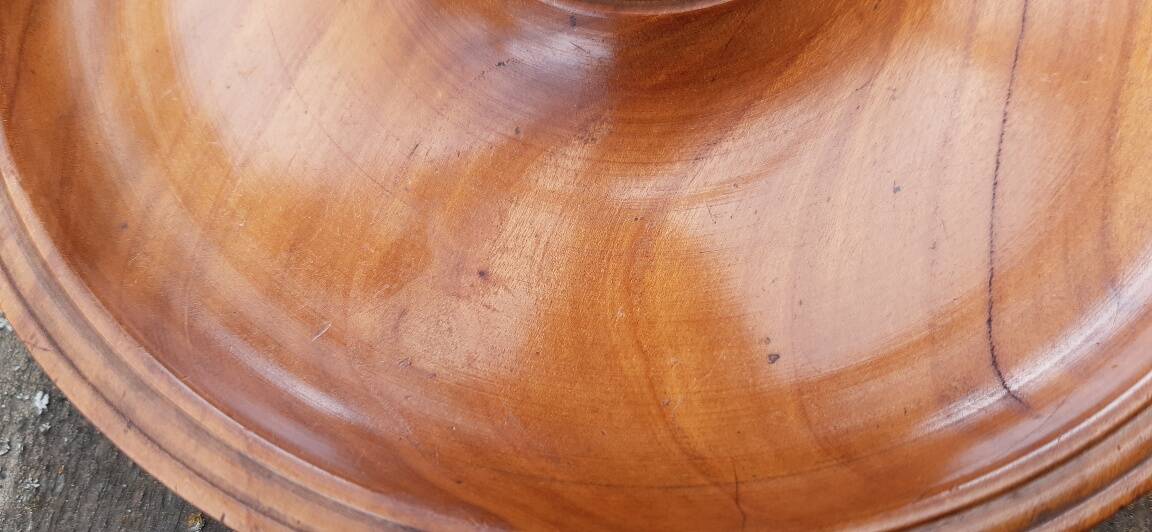 Vintage turned wood lamp FREE DELIVERY