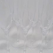 Set of 6 champagne flutes