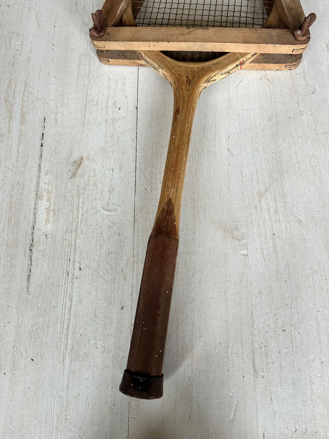 Old tennis racket