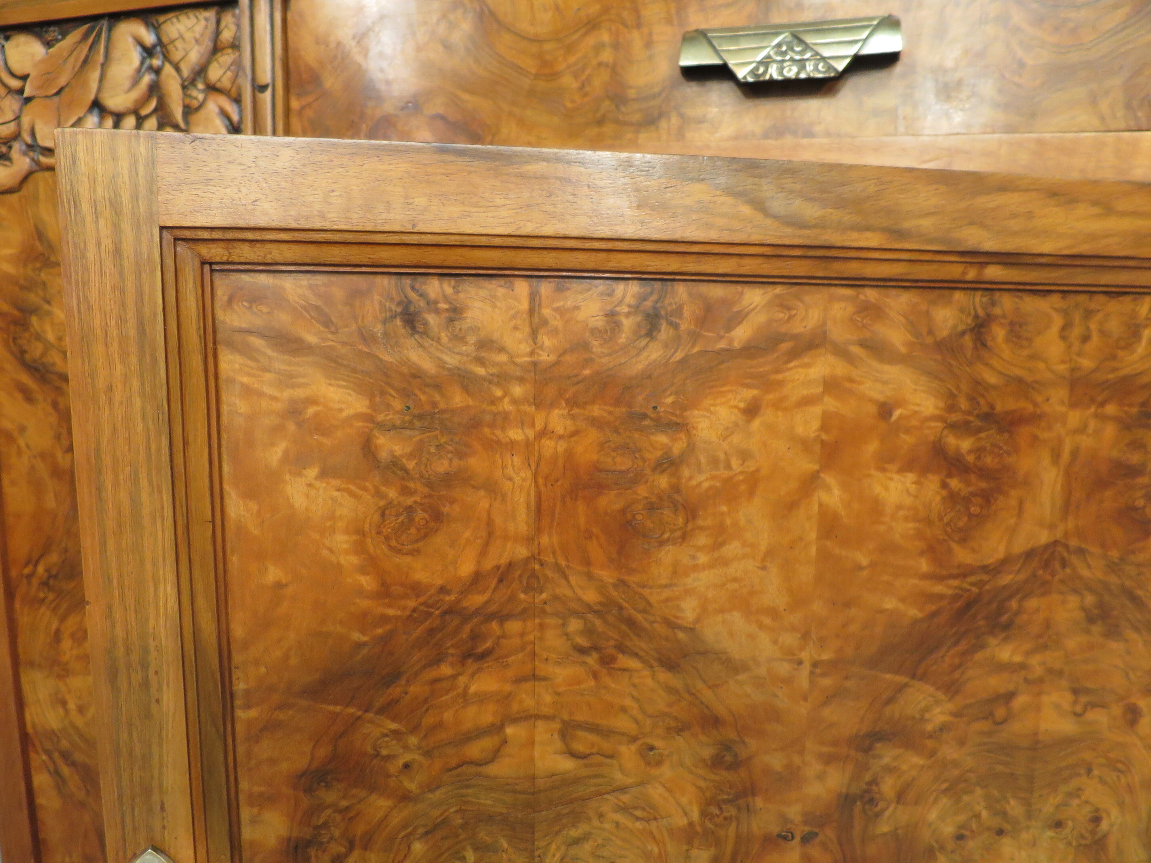 1930s art deco walnut buffet