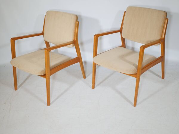 Ensemble de chaises longues des années 1970 au design scandinave