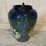 Glazed terracotta vase