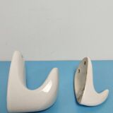 Set of 2 earthenware coat hooks