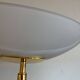 Lampadaire en laiton et opaline, Milan, Espagne, années 1980