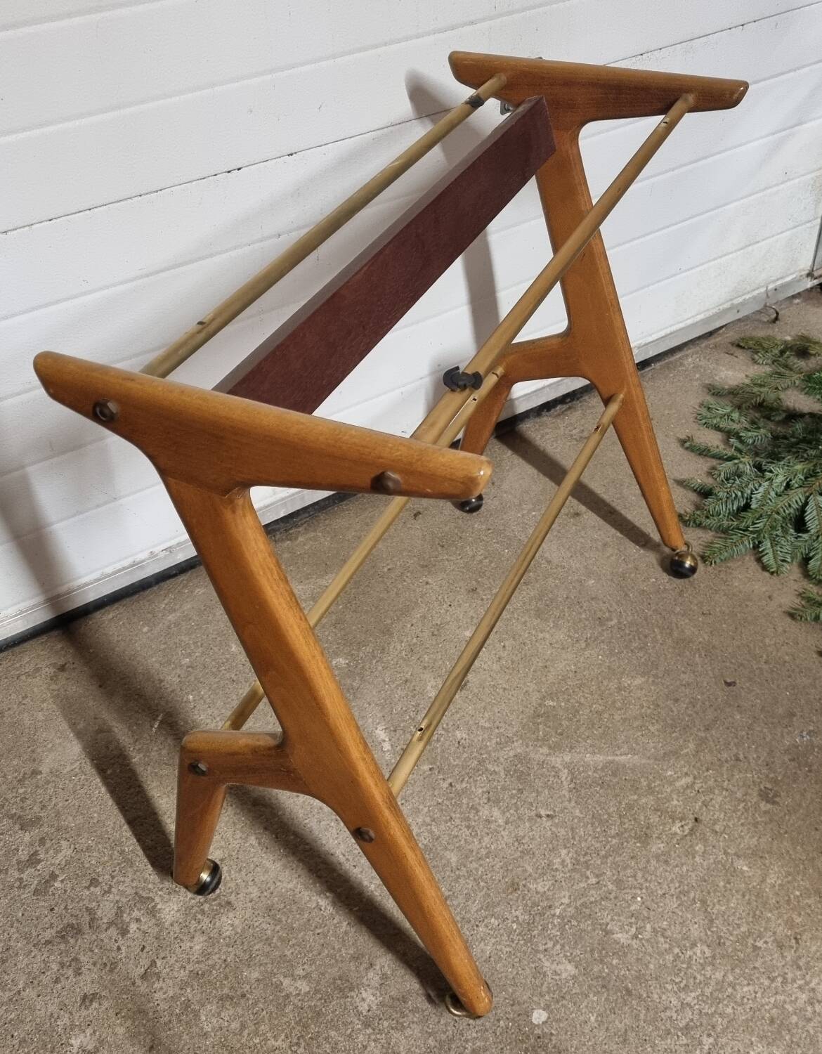 Serving trolley, vintage rolling table