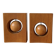 Constructivist wooden bookends