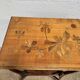 Table d’appoint / Lecture Style Esthétique Victorien, marqueterie 1880
