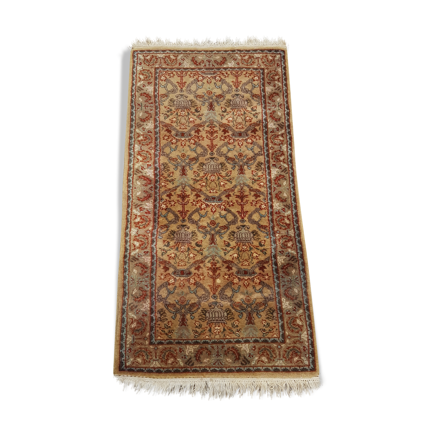 Handmade Persian kilim carpet 100% wool 69x137cm