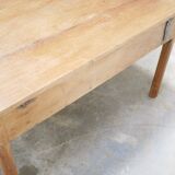 Table à manger de ferme, vintage en bois
