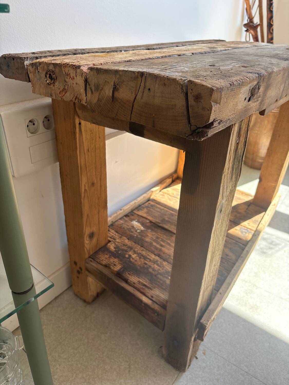 Petit établi en bois massif