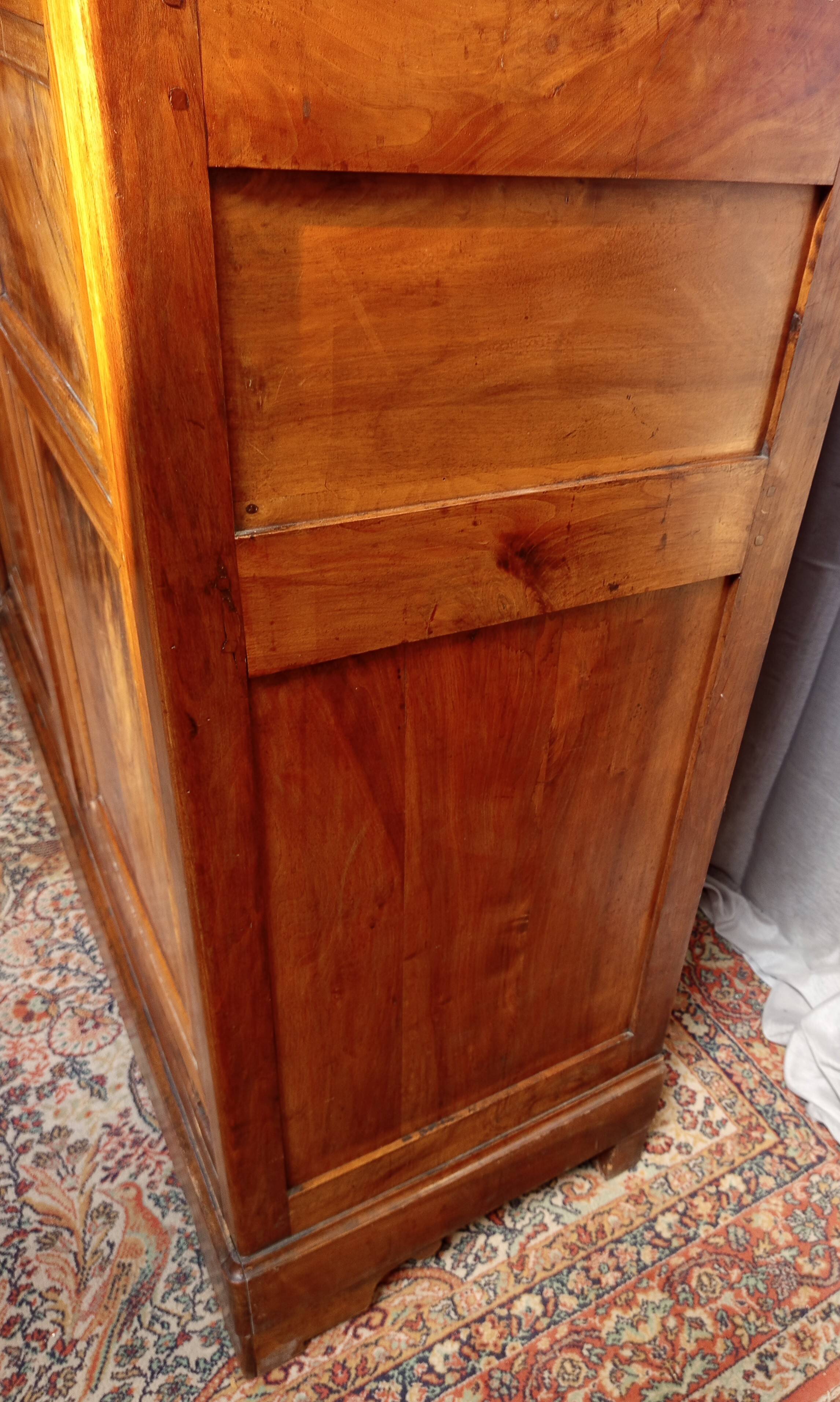 Louis Philippe period walnut wardrobe