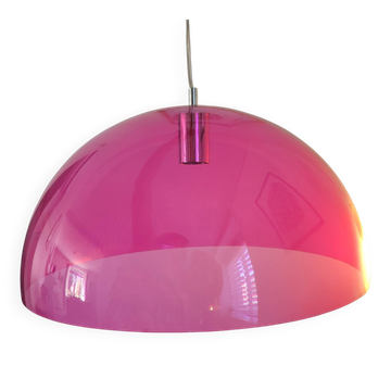 Rare "bubbles" suspension light by Martinelli Luce - 55 cm - rose