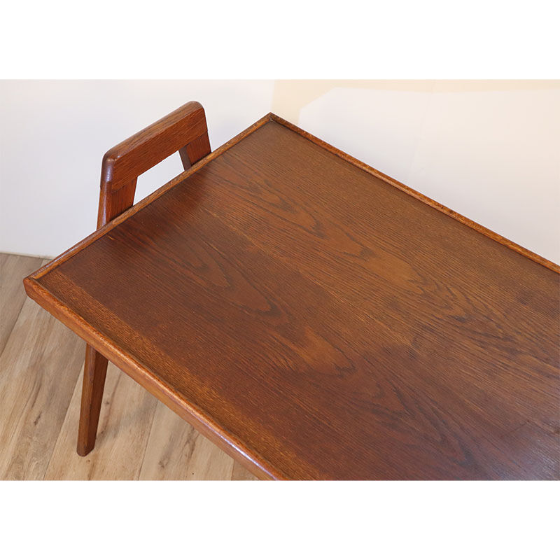 Vintage coffee table in oak 1950