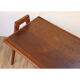 Table basse vintage en chêne 1950