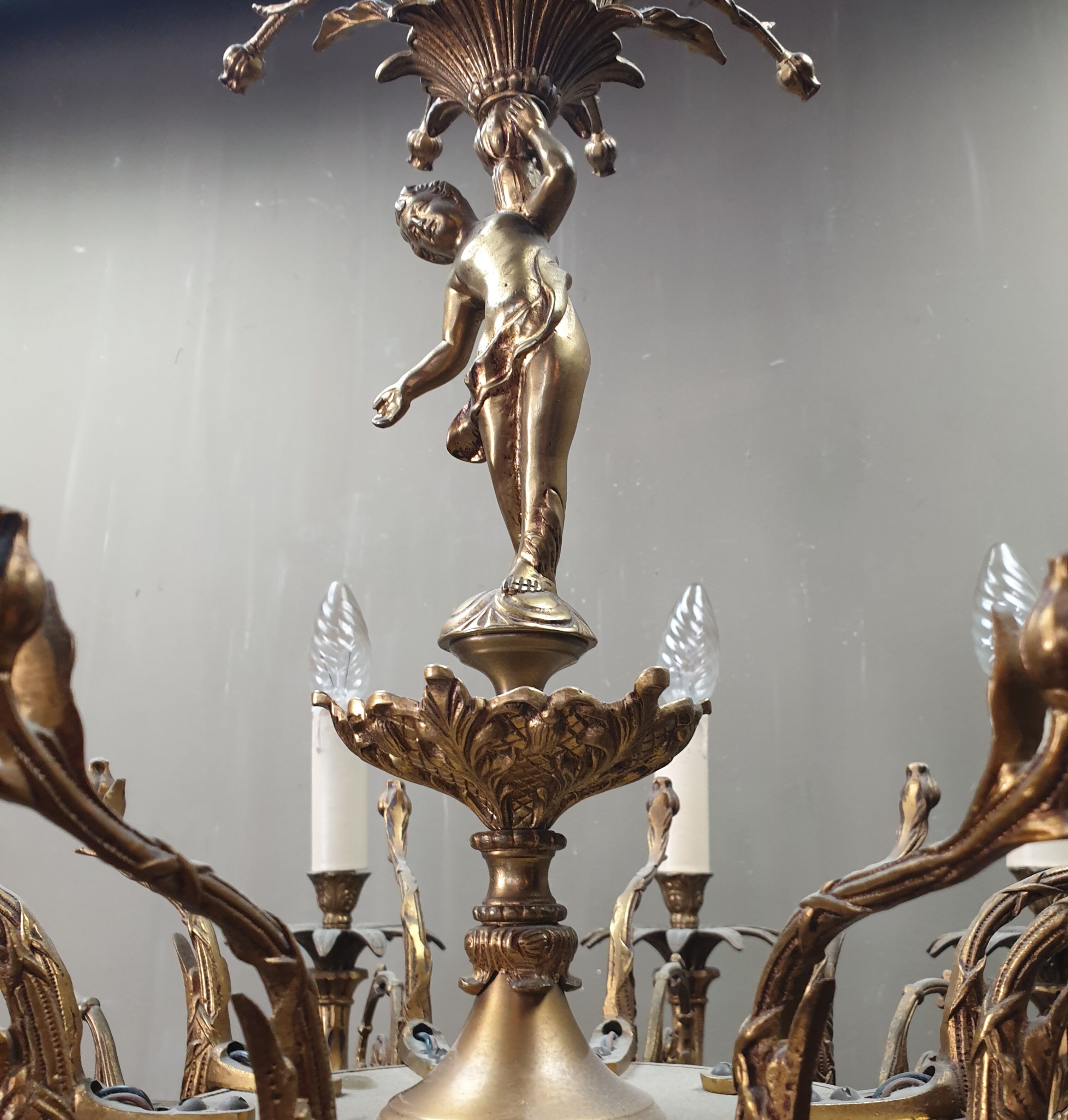Vintage candlestick Louis XV style