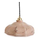 Suspension opaline marbrée