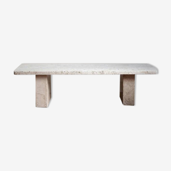 Table basse en travertin, 1960