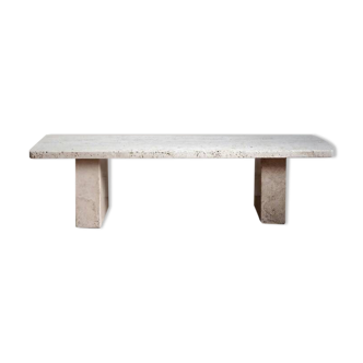 Table basse en travertin, 1960