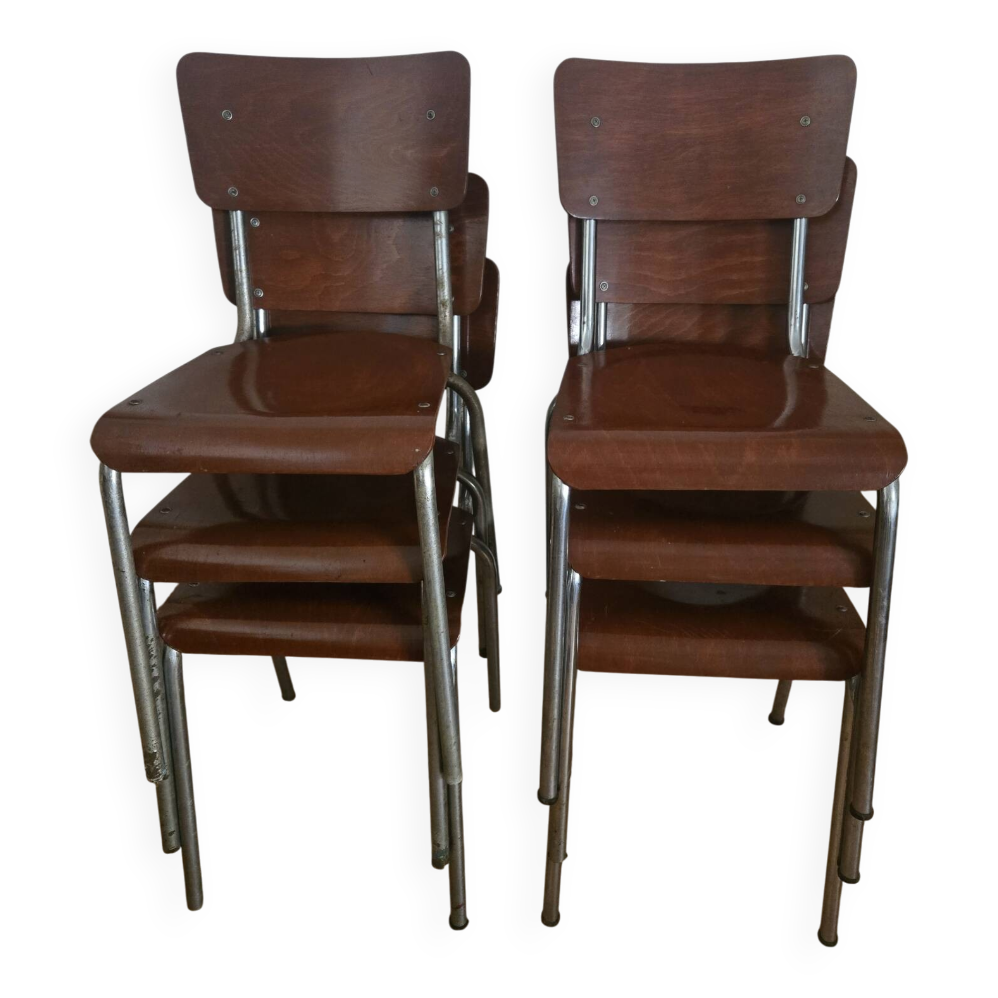 6 vintage chairs
