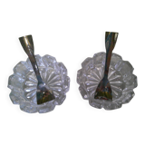 Crystal salt and pepper shakers