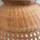 Vintage rattan pendant lamp